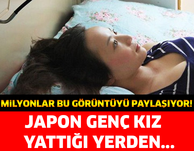 JAPON GENÇ KIZ YATTIĞI YERDEN...