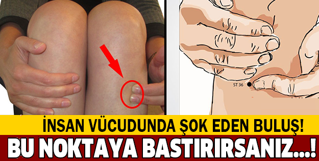 İNSAN VÜCUDUNDA ŞOK EDEN BULUŞ!! BU NOKTAYA BASTIRIRSANIZ!!