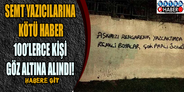 Semt Yazıcılarına Kötü Haber!