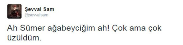 Ünlülerden Sümer Tilmaç mesajları