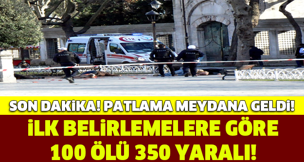 SON DAKİKA! PATLAMA MEYDANA GELDİ! 100 ÖLÜ 350 YARALI...
