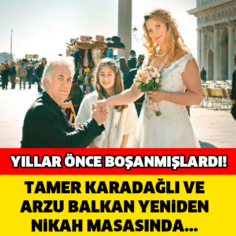 YENİDEN NİKAH MASASINA OTURDULAR..!