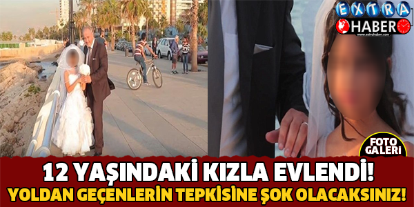 12 Yaşındaki Kızla Evlendi.. Yoldan Geçenlerin Tepkisi Şok Etti!