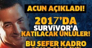 SURVİVOR’A GİDECEKLER BELLİ OLDU…