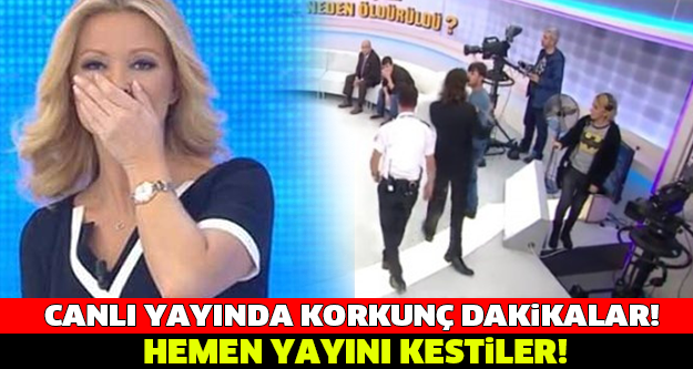CANLI YAYINDA KORKUNÇ DAKİKALAR! Hemen Yayını Kestiler!
