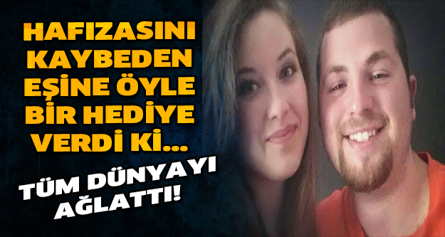 HAFIZASINI KAYBEDEN EŞİNE ÖYLE BİR HEDİYE VERDİ Kİ… TÜM DÜNYAYI AĞLATTI!