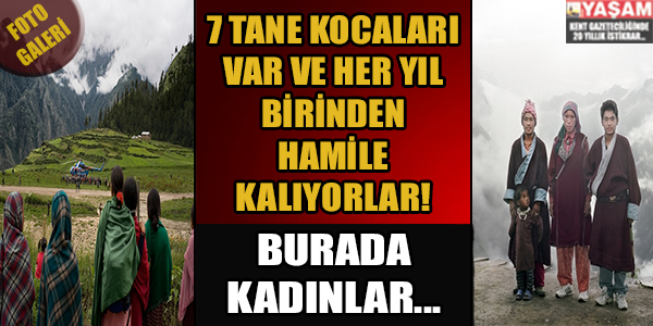 En az 2 en çok 7 kocaları var ve her yıl birinden...