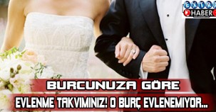 BURCUNUZA GÖRE EVLENME TAKVİMİNİZ... O BURÇ EVLENEMiYOR!