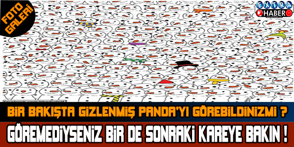 Bir bakışta gizlenmiş apandayı görebildiniz mi?