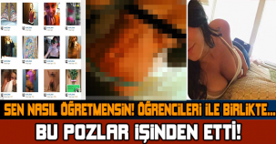 SEN NASIL ÖĞRETMENSİN! ÖĞRENCİLER İLE BİRLİKTE... BU POZLAR İŞİNDEN ETTİ!