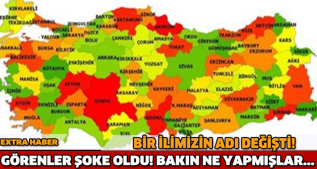 Bir ilimizin adı değişti! Görenler şok oldu...