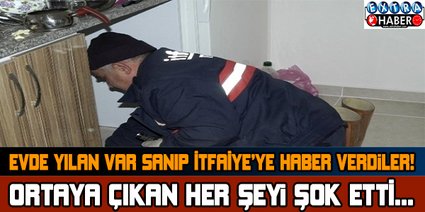 Evde Yılan Var Sanıp İtfaiyeyi Çağırdılar.. Ortaya Çıkan Şey Herkesi Şok Etti!