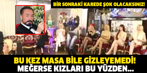 BU KEZ MASA BİLE GİZLEYEMEDİ! MEĞERSE KIZLARI BU YÜZDEN...