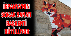 İspanya'nın sokak sanatı başkenti büyülüyor