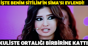 İŞTE BENİM SİTİLİM'İN SİMA'SI EVLENDİ! KULİSTE ORTALIĞI BİRBİRİNE KATTI!