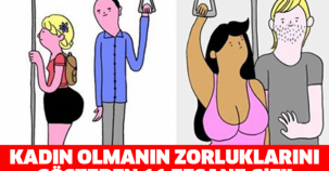 Kadın Olmanın Zorluklarını Gösteren 11 Efsane Gif