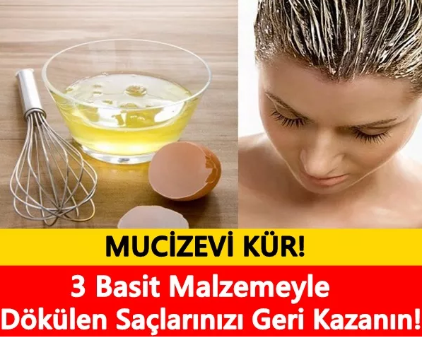 3 Basit Malzemeyle Dökülen Saçlarınızı Geri Kazanın!