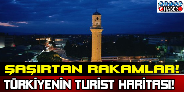 Türkiye'nin Turist Haritası!