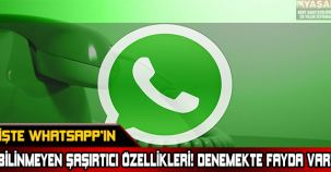 Whatsapp'ın bilinmeyen şaşırtıcı özellikleri