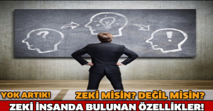 Zeki misin? Değil misin? İşte Zeki İnsanda Bulunan Özellikler!