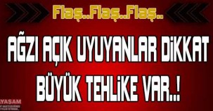 Ağzı açık uyuyanlar dikkat!