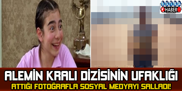 Alemin kralı dizisinin ufaklığı attığı fotoğrafla sosyal medyayı salladı!