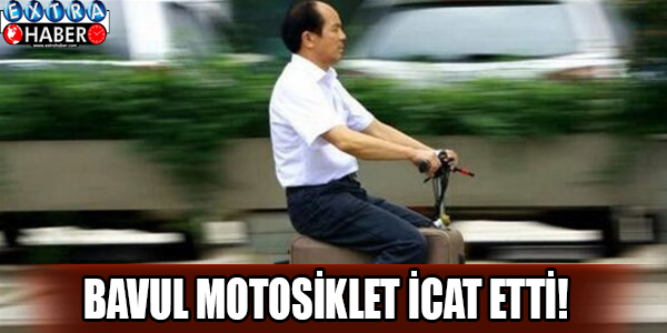 Bavul motosiklet icat etti!
