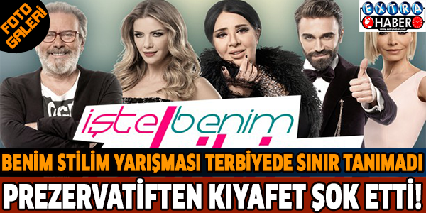 Benim sitilim yarışması terbiyede sınır tanımadı. Prezervatiften kıyafet şok etti!