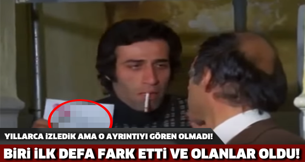 Yıllarca o ayrıntıyı kimse fark edemedi!