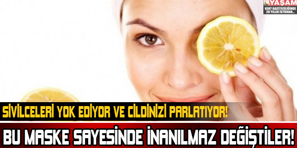 BU MASKE SAYESİNDE İNANILMAZ DEĞİŞTİLER!SİVİLCELERİ YOK EDİYOR VE CİLDİNİZİ PARLATIYOR!