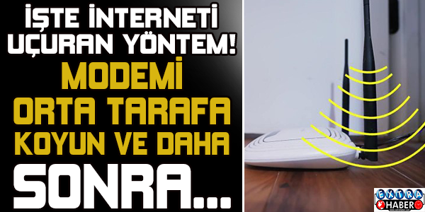 Bunu deneyin! İnternetiniz hızlanacak!
