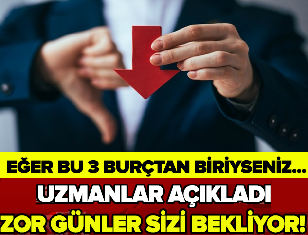 BU 3 BURCA SAHİP OLANLAR DİKKAT...