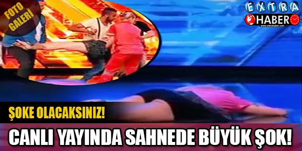 Canlı Yayında Sahnede Büyük Şok!