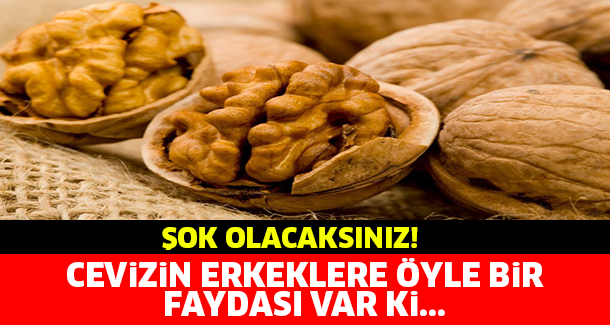 CEVİZİN ERKEKLERE FAYDASI SAYMAKLA BİTMİYOR! İŞTE O FAYDALAR..!