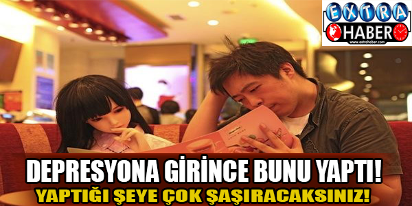 Depresyona girince bunu yaptı!