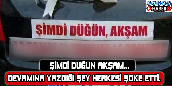 Şimdi düğün, akşam... Devamına yazdığı şey herkesi şoke etti!