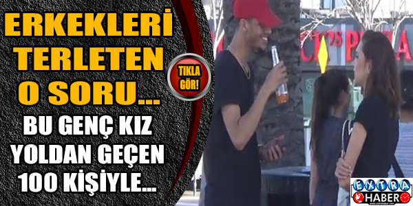 Erkekleri Terleten O soru!