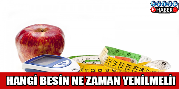 HANGİ BESİN NE ZAMAN YENİLMELİ !