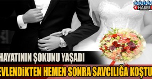 HAYATININ ŞOKUNU YAŞADI... EVLENDİKTEN HEMEN SONRA SAVCILIĞA KOŞTU!