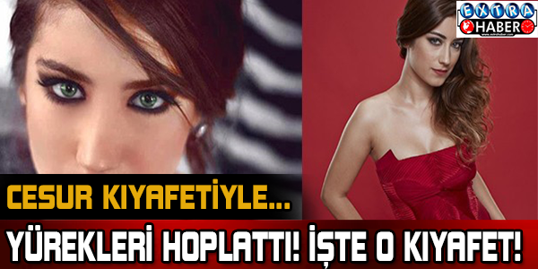 Hazal Kaya'dan bu kadar da olmaz dedirten dekolte!