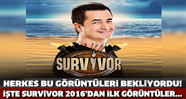 Survivor 2016'dan ilk kareler