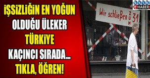 İŞSİZLİĞİN EN YOĞUN OLDUĞU ÜLKELER!