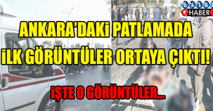 PATLAMA ANINDAN İLK GÖRÜNTÜLER !