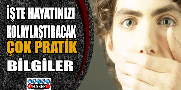 İşte hayatınızı kolaylaştıracak çok pratik bilgiler! Dişlerinizi yemekten önce fırçalarsanız...