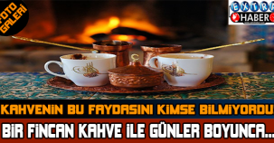 Kahvenin bu faydasına çok şaşıracaksınız!