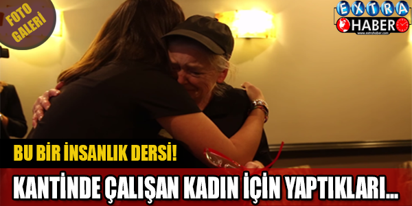 Kantinde Çalışan Kadın İçin Yaptıkları Herkesi Ağlattı!