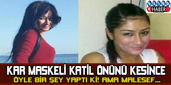 Kar maskeli katıl önünü kesince öyle bir şey yaptı ki! Ama malesef...