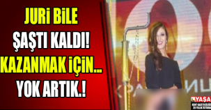 JÜRİ BİLE ŞAŞTI KALDI.. KAZANMAK İÇİN...