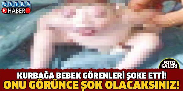 Kurbağa Bebek Görenleri Şok Etti!