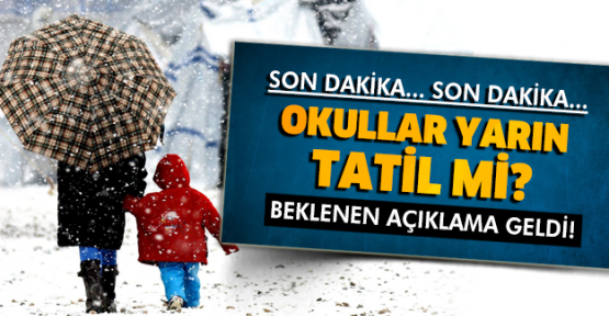 METEOROLOJİ UYARDI! BAKANLIK'TAN AÇIKLAMA GELDİ..!